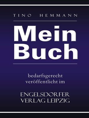 cover image of Mein Buch bedarfsgerecht veröffentlicht im Engelsdorfer Verlag